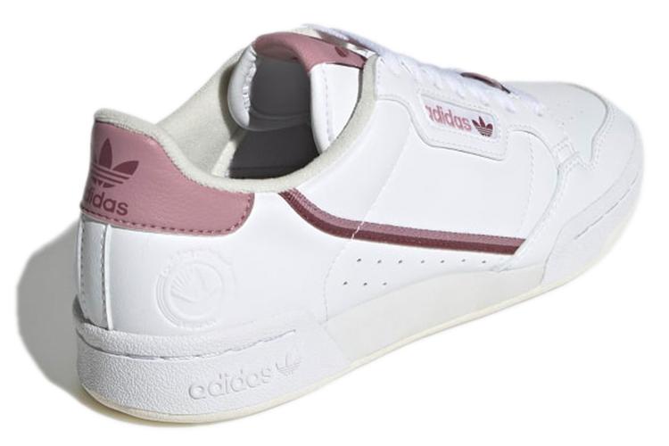 Кроссовки женские Adidas Continental 80 Vegan белые, 39 1/3 EU