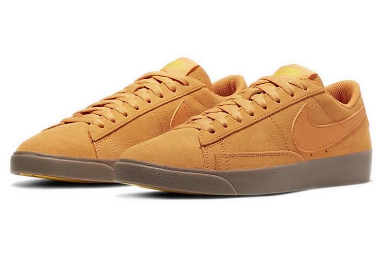 Кеды женские Nike Blazer Low Sd желтые замшевые, 39 EU