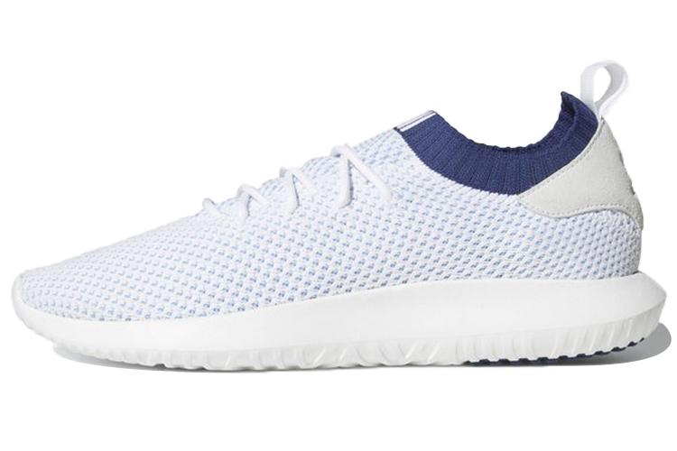 Кроссовки мужские Adidas Tubular Shadow PK белые и синие, 44 2/3 EU