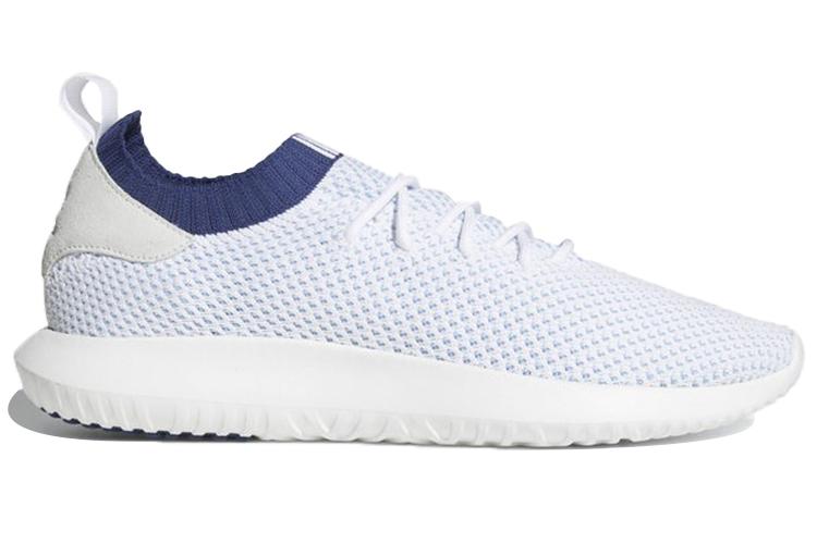 Кроссовки мужские Adidas Tubular Shadow PK белые и синие, 44 2/3 EU