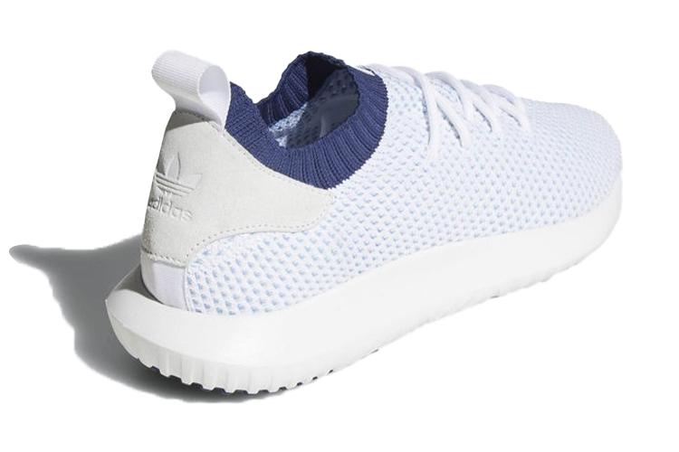 Кроссовки мужские Adidas Tubular Shadow PK белые и синие, 44 2/3 EU