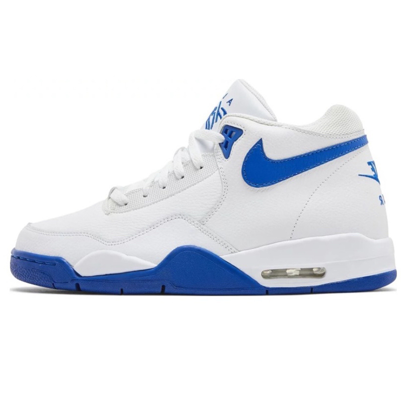 Кроссовки мужские Nike Flight Legacy Mid белые и синие, 41 EU