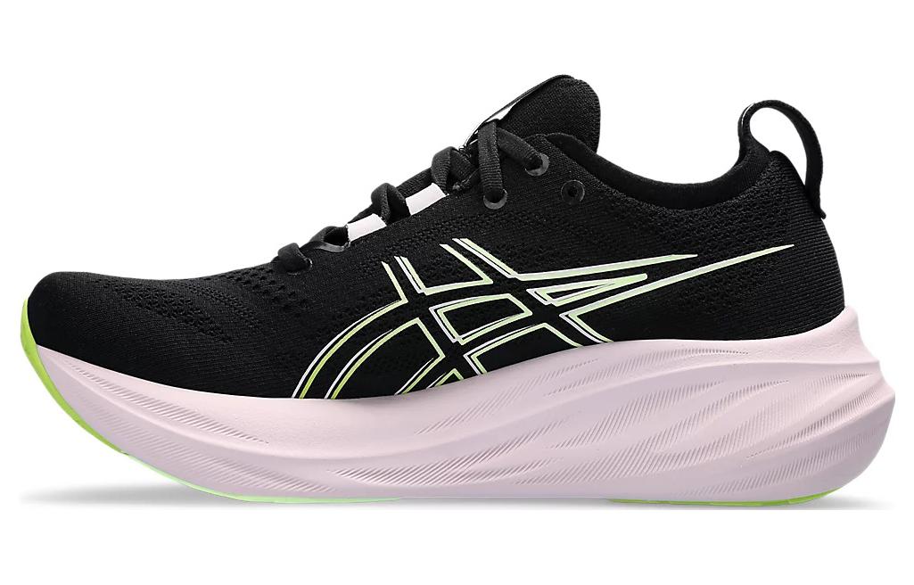Кроссовки женские ASICS Gel Nimbus 26 черные, розовые, зеленые