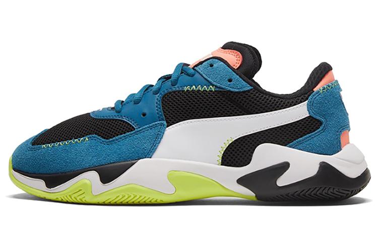 Кроссовки унисекс PUMA Storm Stitching бело-черно-голубые