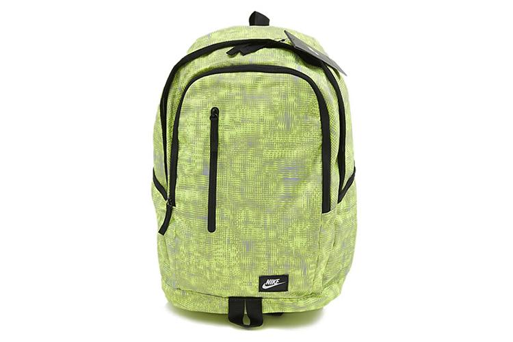 Рюкзак унисекс Nike BA5231-012 светло-зелёный