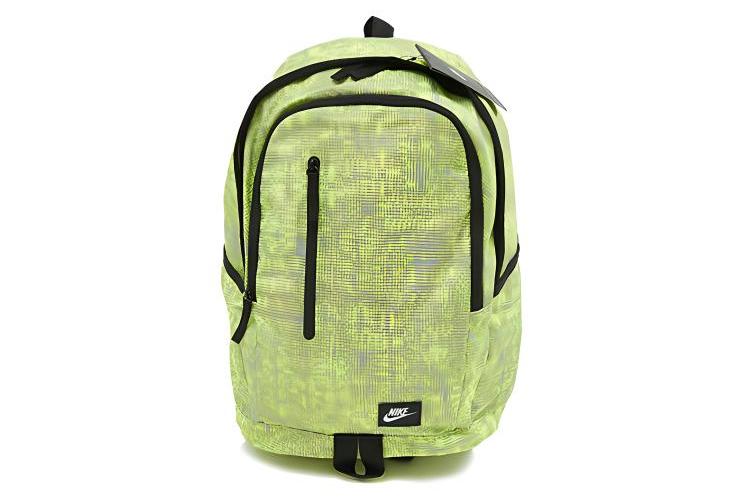 Рюкзак унисекс Nike BA5231-012 светло-зелёный