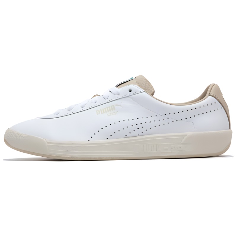 Кроссовки унисекс PUMA Star OG Premium Low Top белые, коричневые