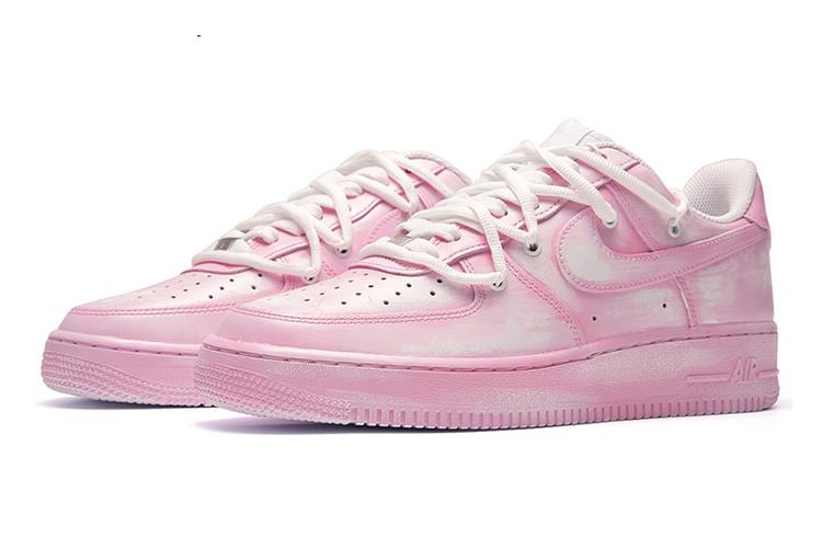Кеды женские Nike Air Force 1 Low GS розовые, 39 EU
