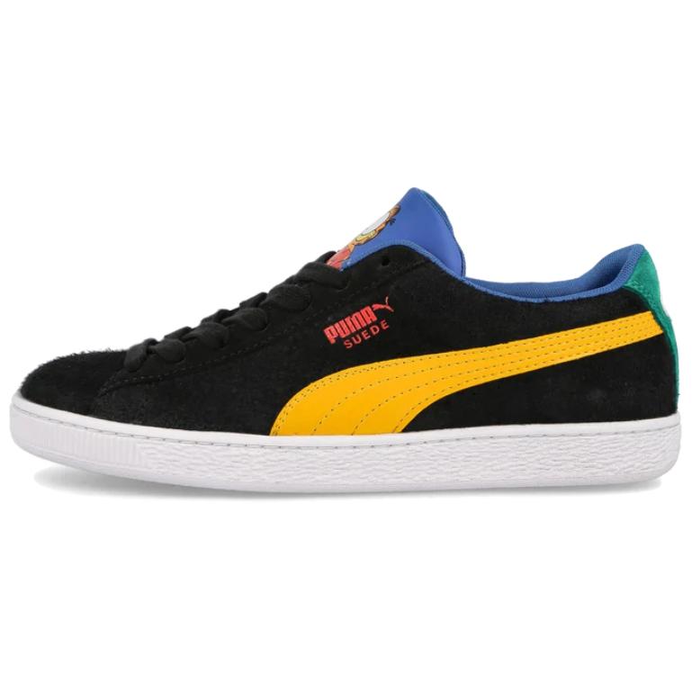 Кроссовки унисекс PUMA Garfild X Suede черные-желтые