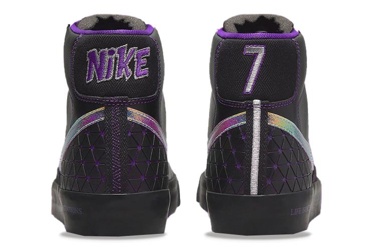 Кроссовки мужские Nike Blazer Mid 77 Doernbecher Ayman черные, 43 EU