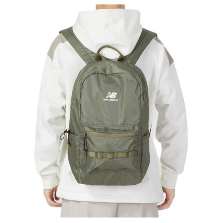 Рюкзак унисекс New Balance Backpack Regular оливковый, Olive Green EU
