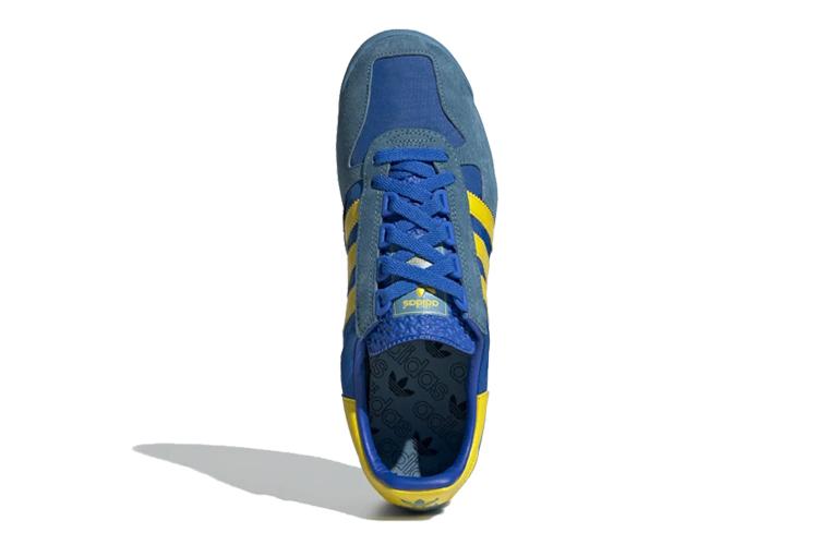 Кроссовки унисекс Adidas Originals SL 80 glory blue yellow tactile steel, 36 2/3 EU