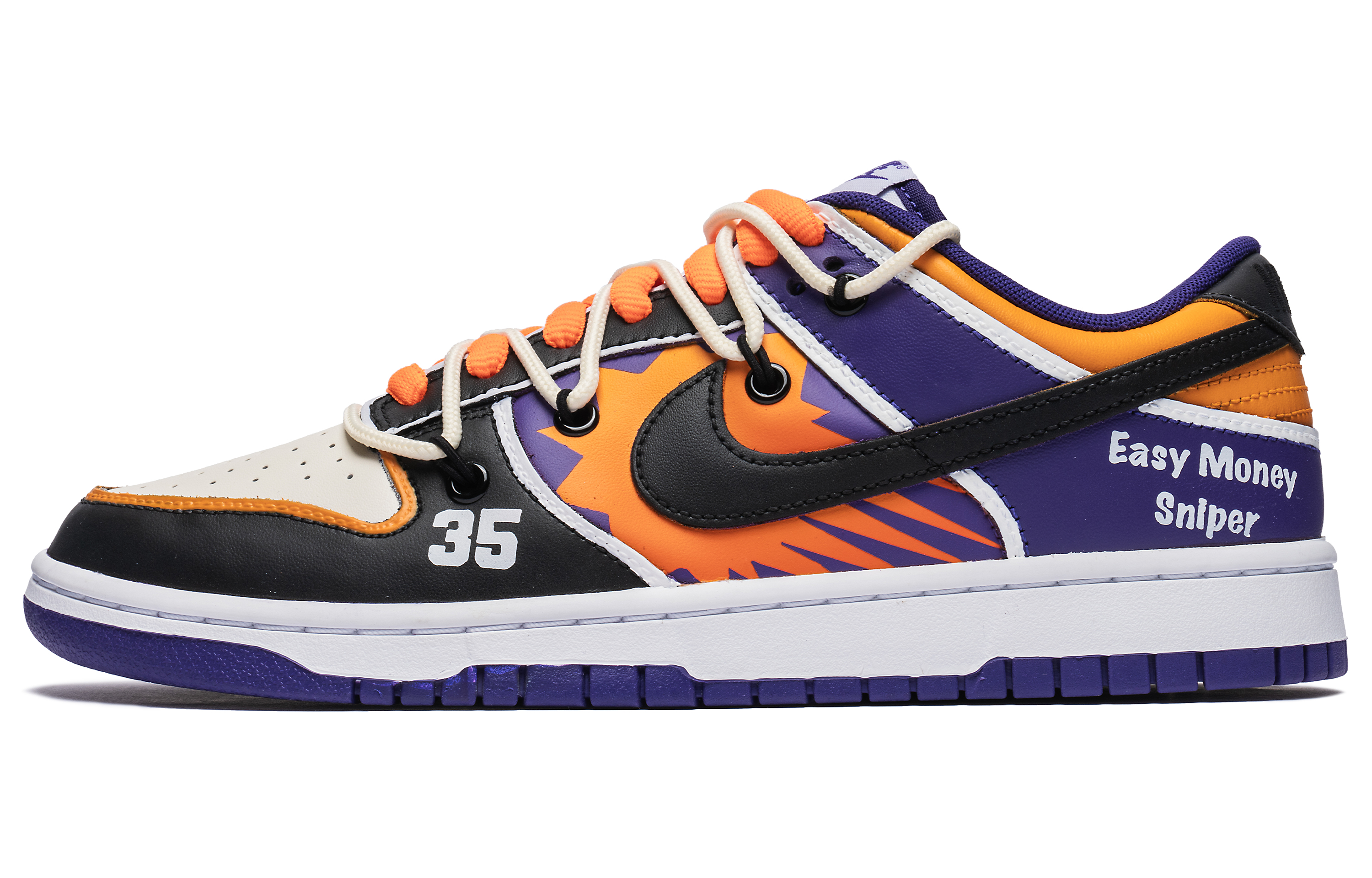 Кроссовки мужские Nike Dunk DD1391-104, purple orange, 41 EU