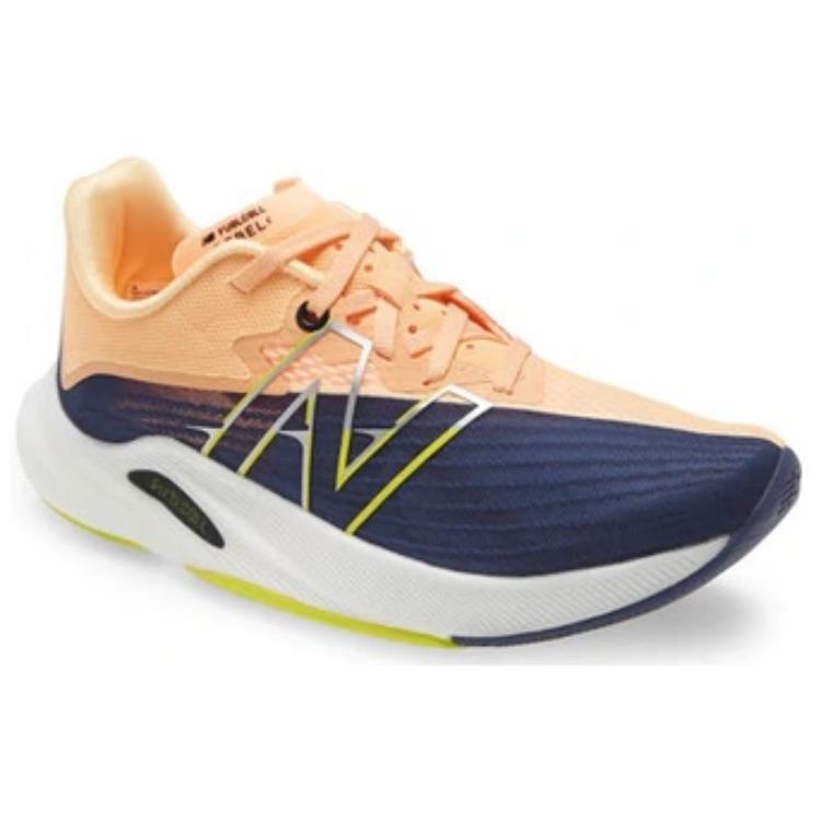 Кроссовки женские New Balance FuelCell Rebel V2, night tide light mango, 35 EU