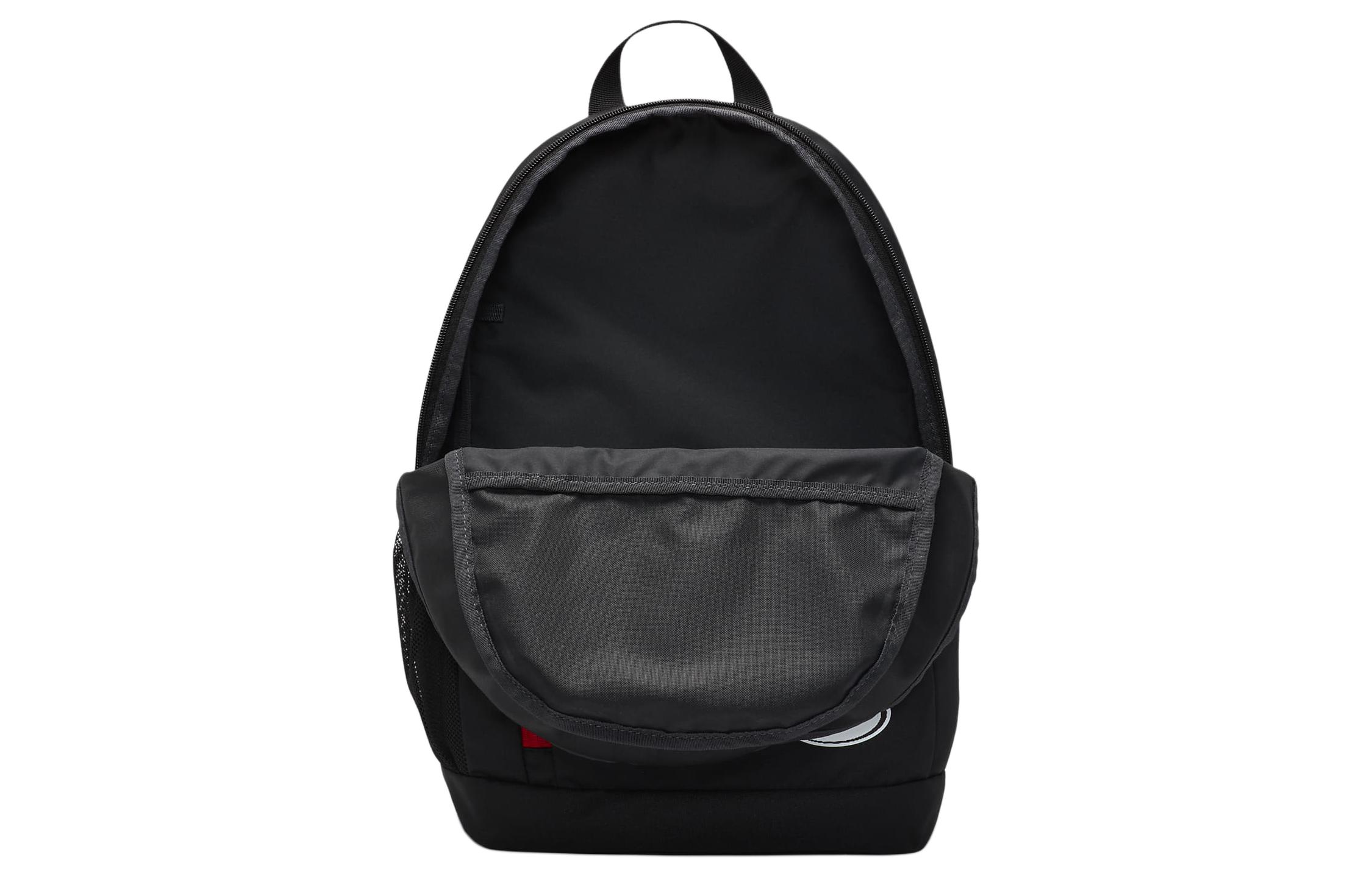 Рюкзак унисекс Nike FN0956-010 черный, coal black & university red