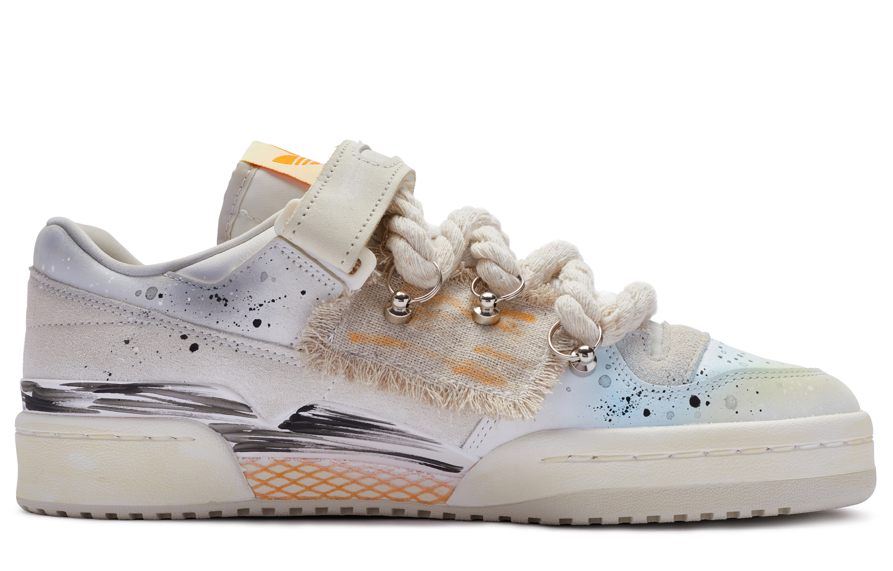 Кеды унисекс Adidas Originals FORUM 811 бежево-желто-черные, 44 2/3 EU