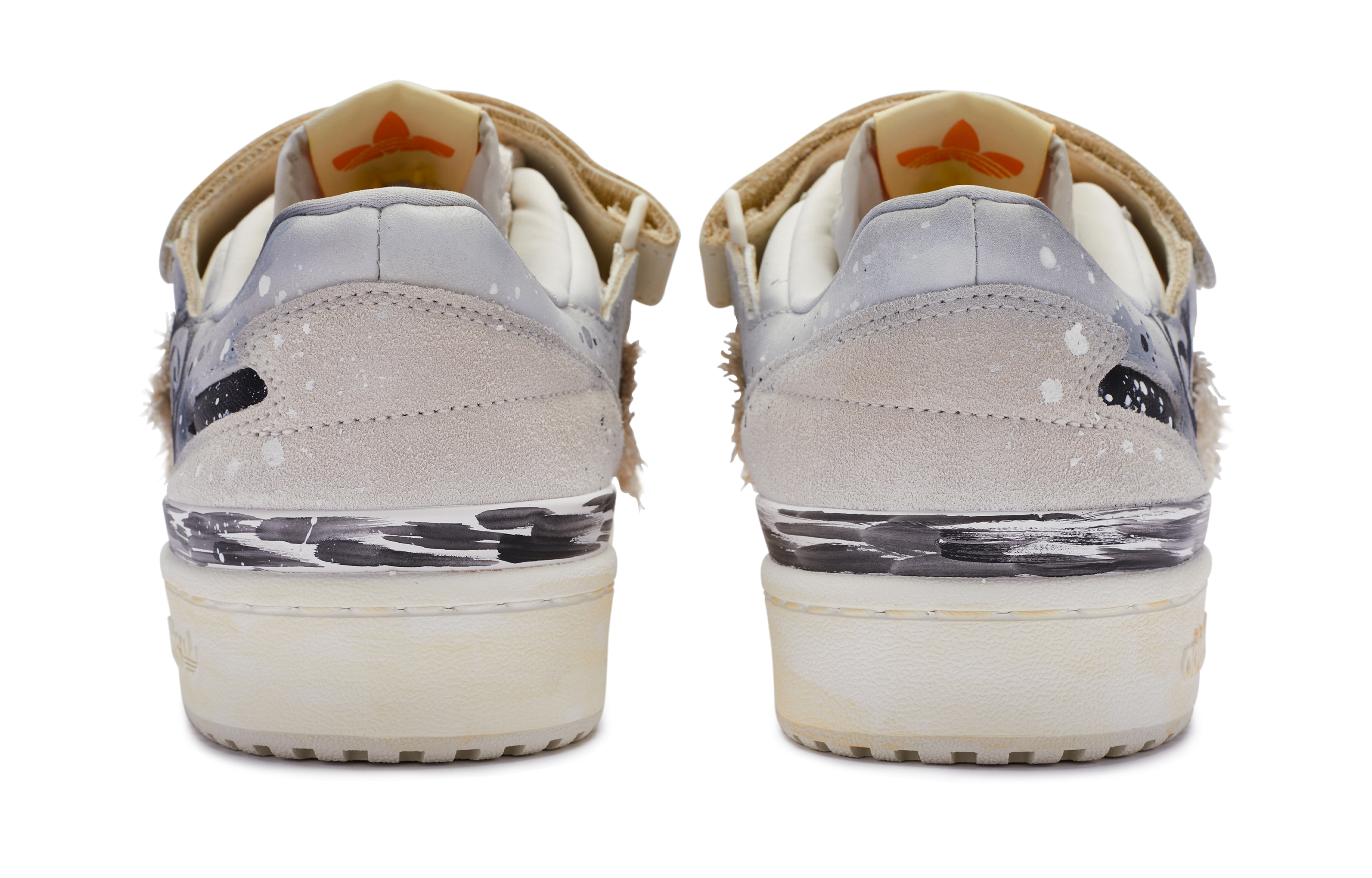 Кеды унисекс Adidas Originals FORUM 811 бежево-желто-черные, 44 2/3 EU