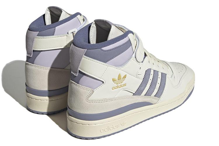 Кроссовки унисекс Adidas Forum 84 High off white silver violet, 42 EU