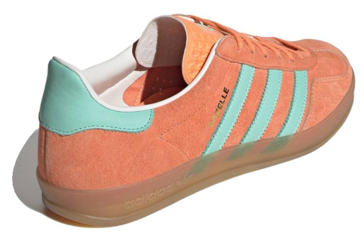 Кеды унисекс Adidas Gazelle Indoor Easy оранжевые, 36 2/3 EU
