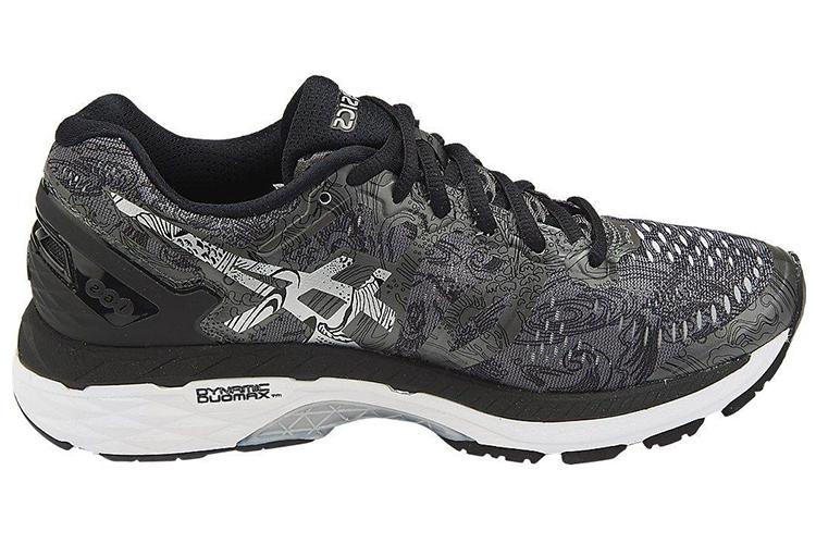 Кроссовки женские ASICS Gel Kayano 23 Lite Show черные серые, 35.5 EU