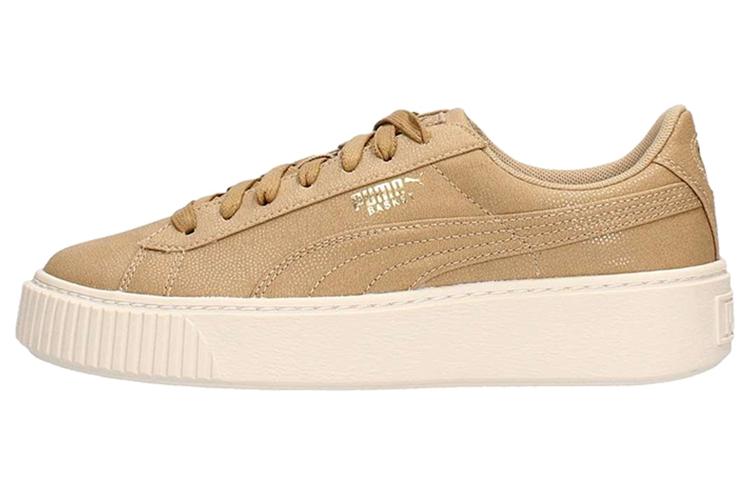 Кеды женские PUMA Basket Platform Cv белые, 41 EU