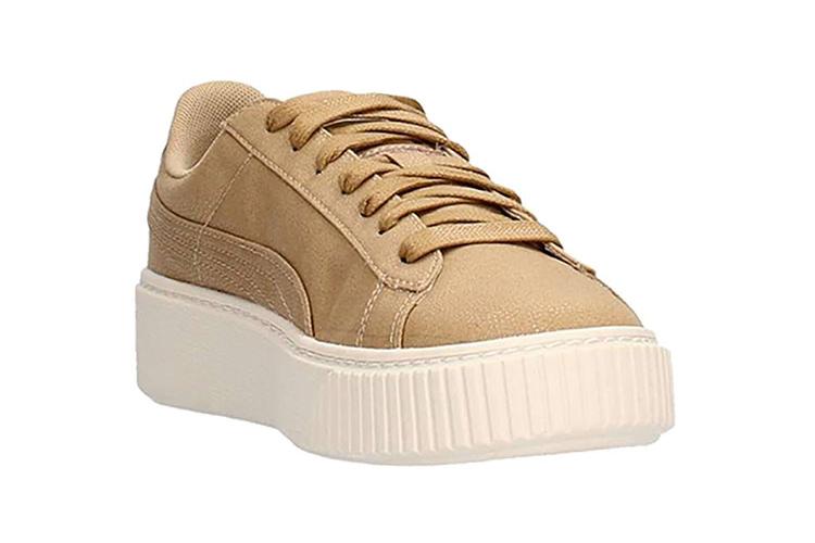 Кеды женские PUMA Basket Platform Cv белые, 41 EU