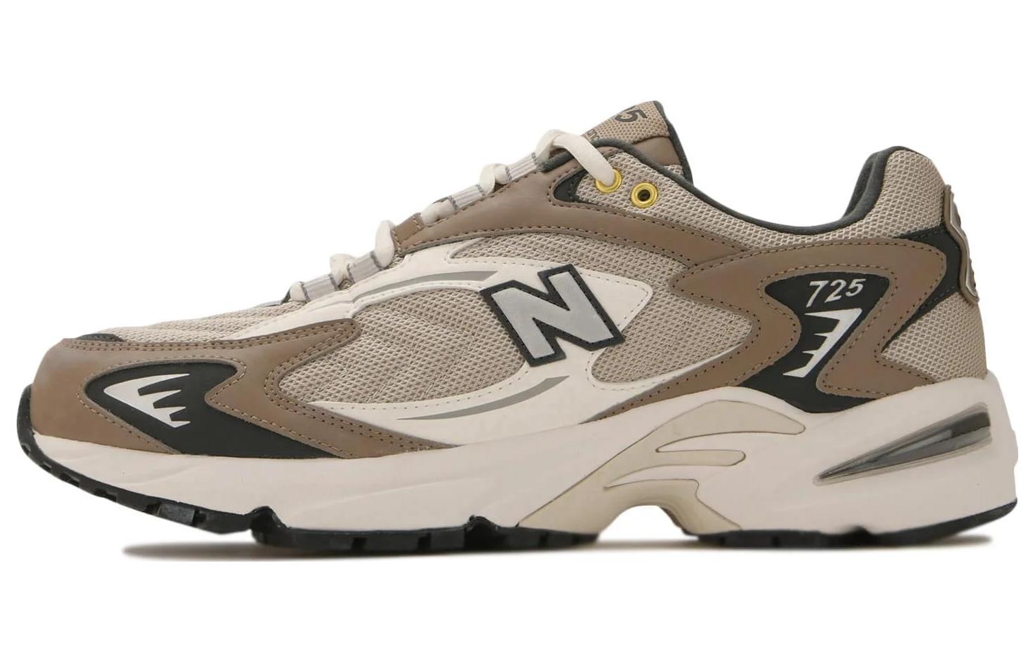 Кроссовки унисекс New Balance 725AK кремово-коричневые, 41.5 EU