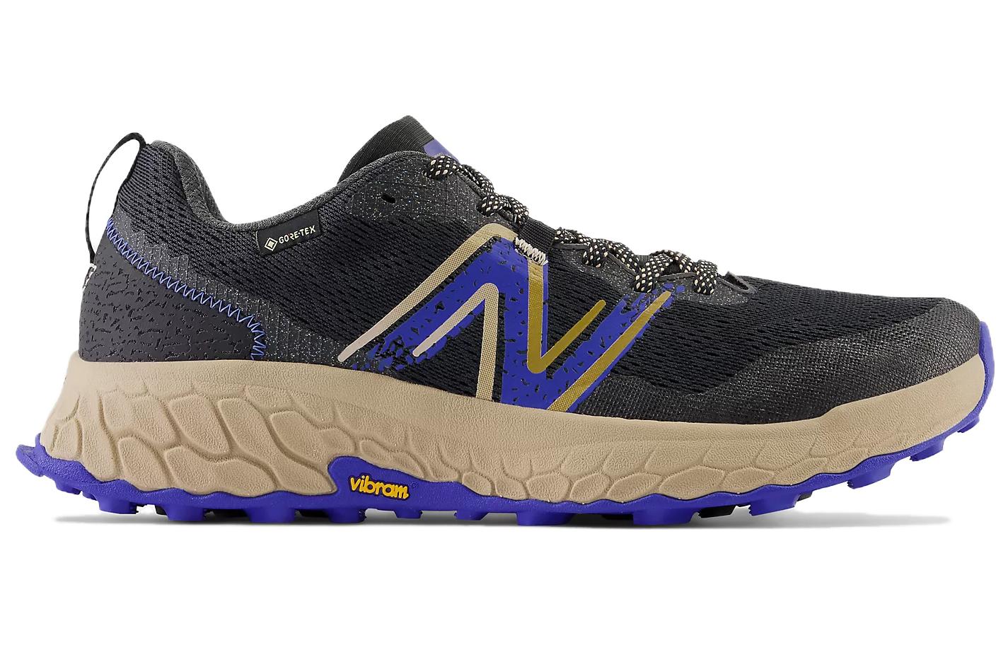 Кроссовки мужские New Balance Fresh Foam Hierro V7 черные, синие, 42 EU