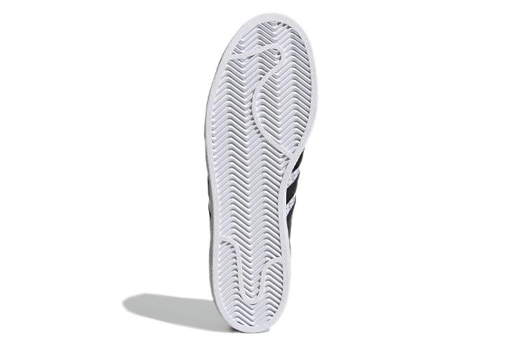 Кеды унисекс Adidas Originals Superstar Logo черные, белые, 36 2/3 EU