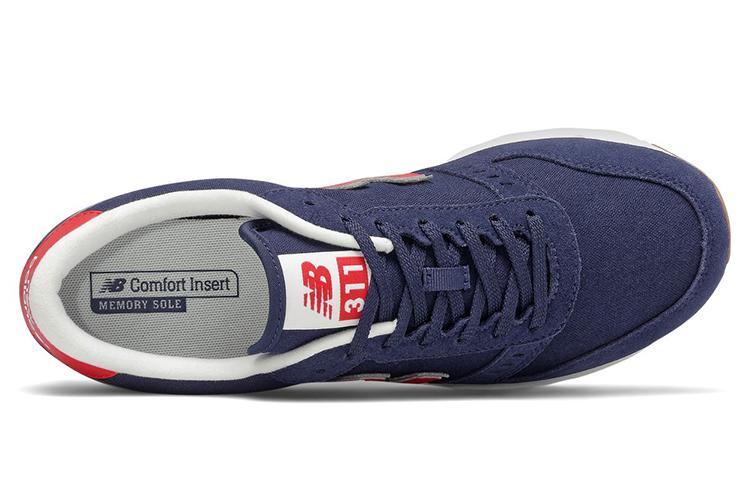 Кроссовки мужские New Balance 311 V2 navy blue red, 40 EU