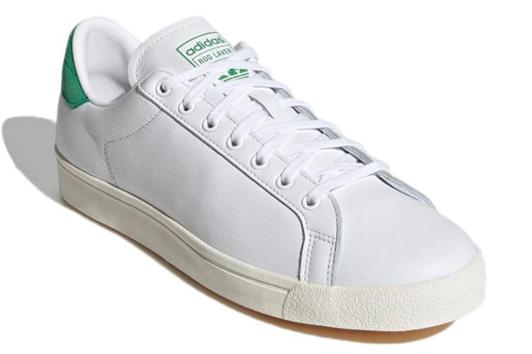 Кроссовки мужские Adidas Originals Rod Laver бело-зелёные, 44 EU