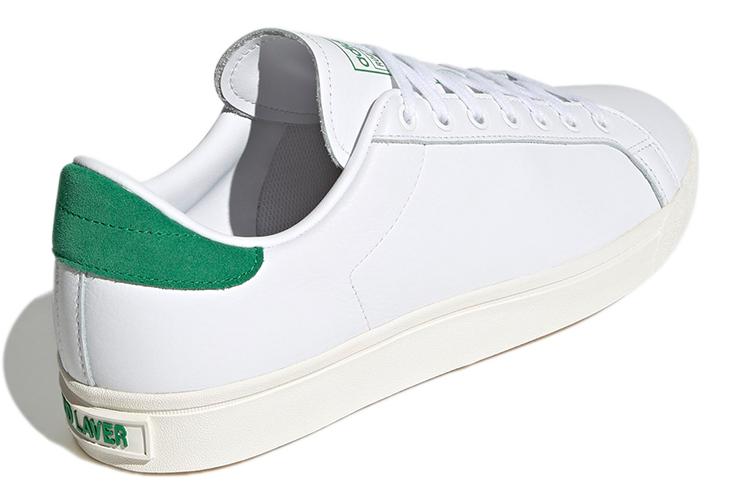Кроссовки мужские Adidas Originals Rod Laver бело-зелёные, 44 EU