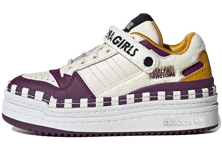 Кеды женские Adidas Girls Are Awesome X Women's Triple Platform Low белые, 39 1/3 EU