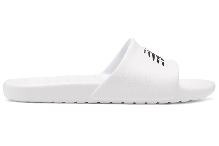 Шлепанцы унисекс New Balance 100 Sandal белые, черные, 41.5 EU