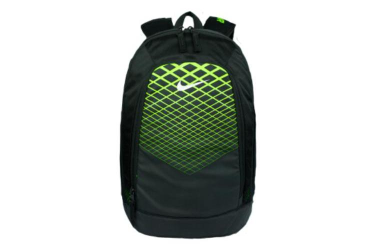 Рюкзак унисекс Nike BA5374-010 черный/зеленый