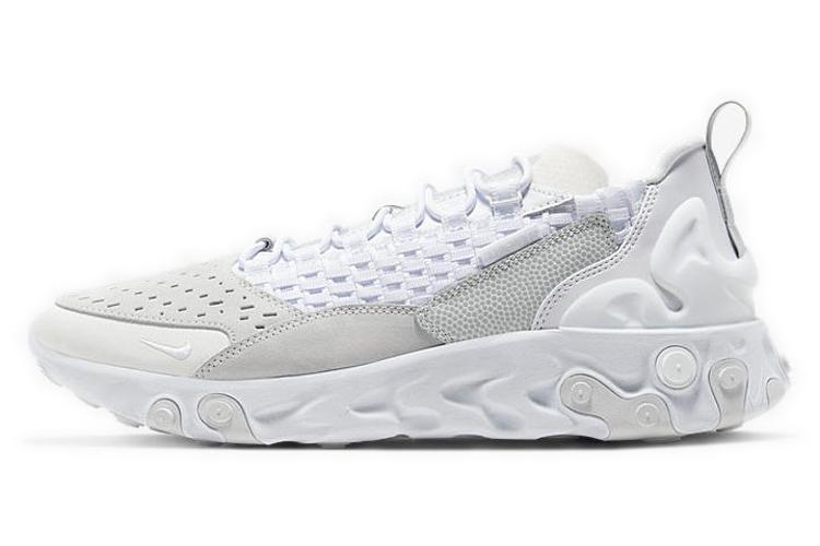 Кроссовки унисекс Nike React Sertu, triple white, 40 EU