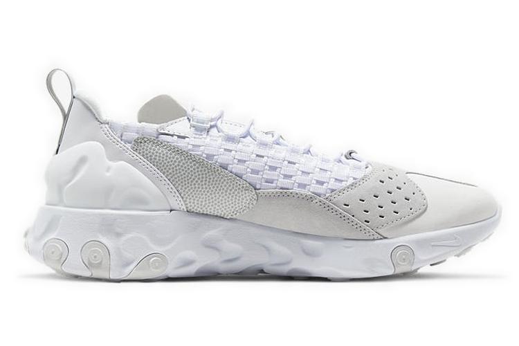 Кроссовки унисекс Nike React Sertu, triple white, 40 EU