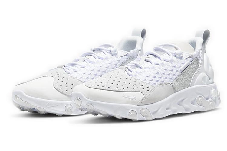 Кроссовки унисекс Nike React Sertu, triple white, 40 EU