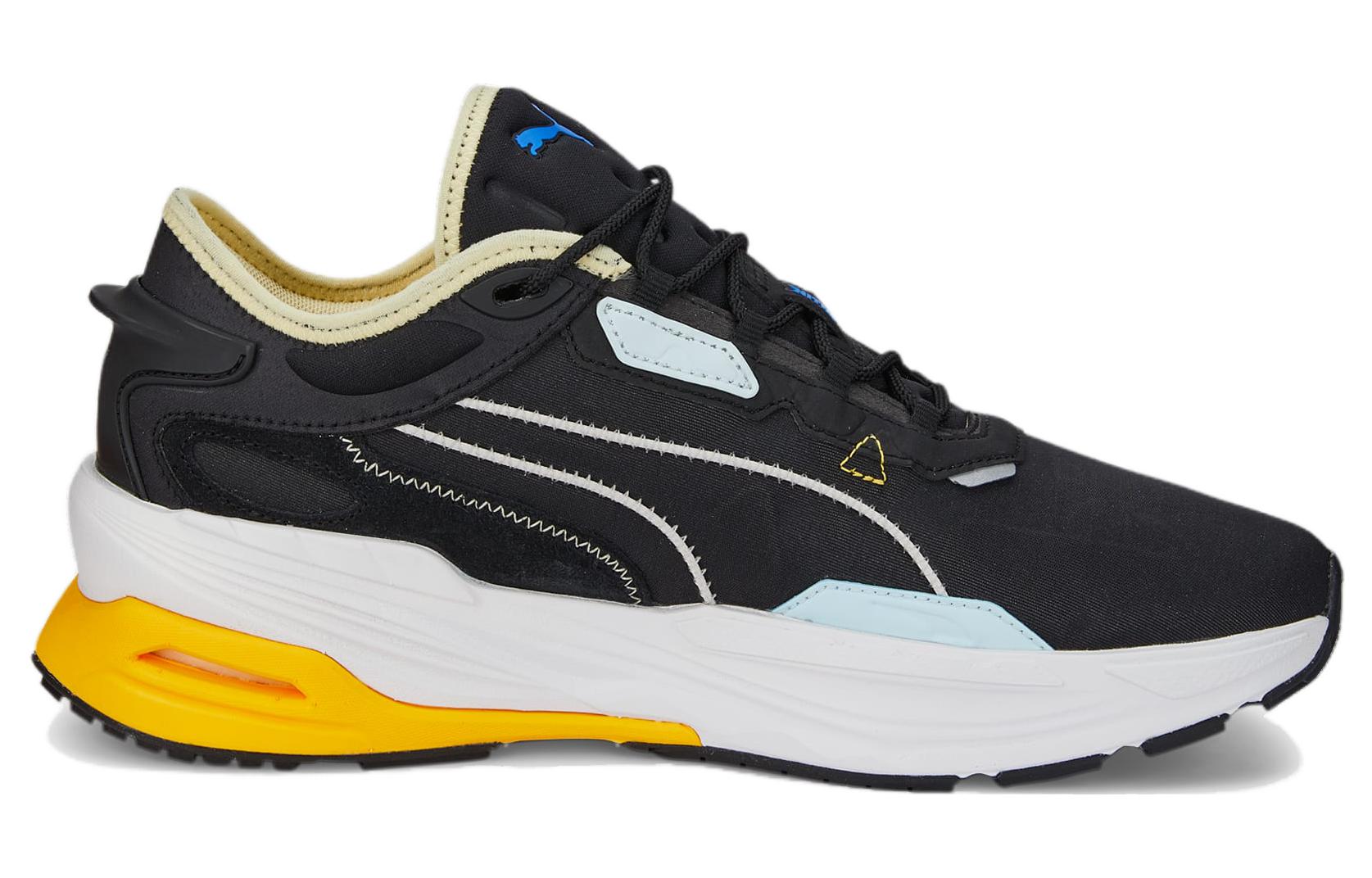 Кроссовки унисекс PUMA Extent Nitro Europa черные, серые, желтые, 39 EU