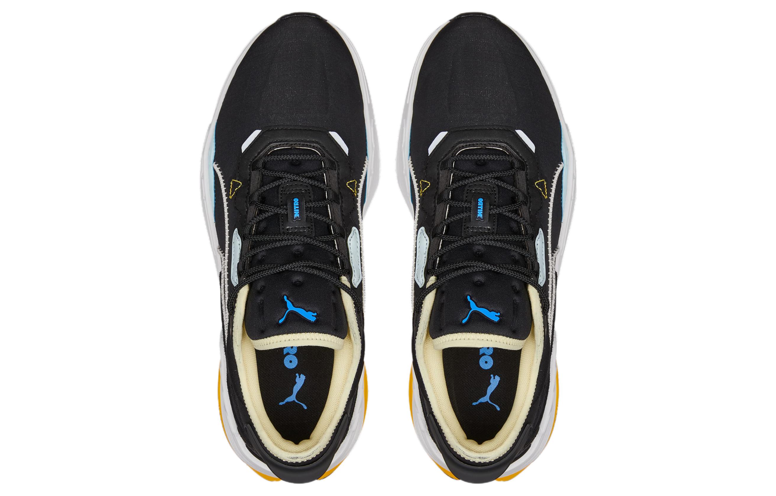 Кроссовки унисекс PUMA Extent Nitro Europa черные, серые, желтые, 39 EU