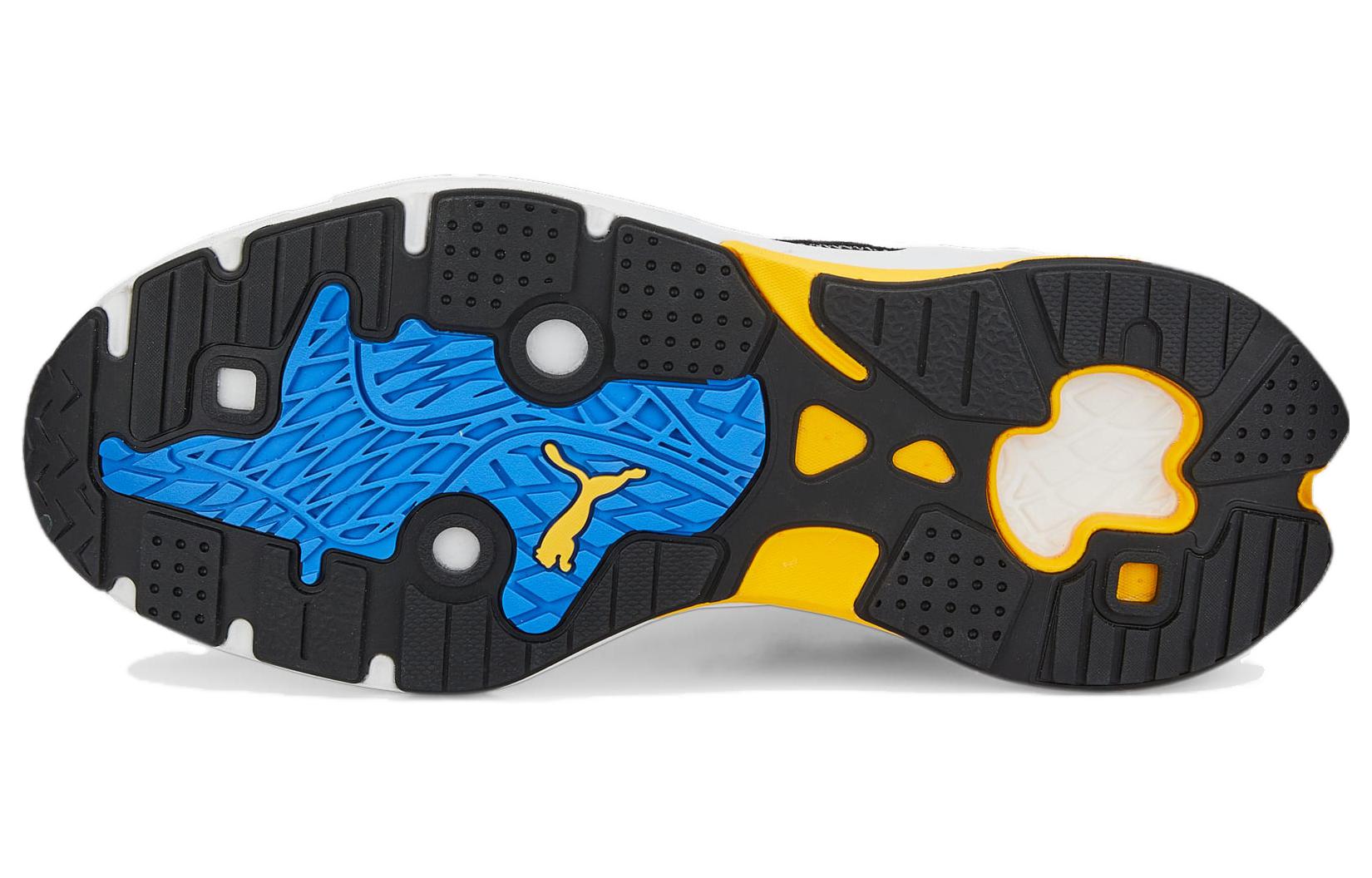 Кроссовки унисекс PUMA Extent Nitro Europa черные, серые, желтые, 39 EU