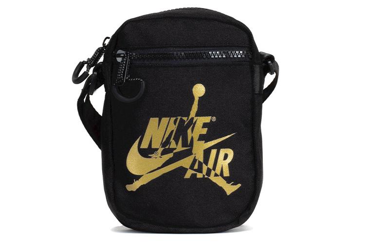 Комплект сумок унисекс Jordan 9A0314-429 черный с золотым логотипом