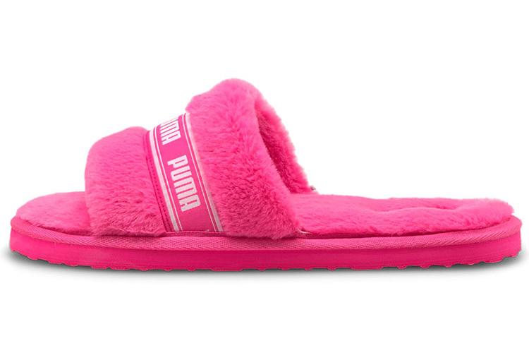 Тапочки женские PUMA Fluff Slides fluo pink, 35.5 EU