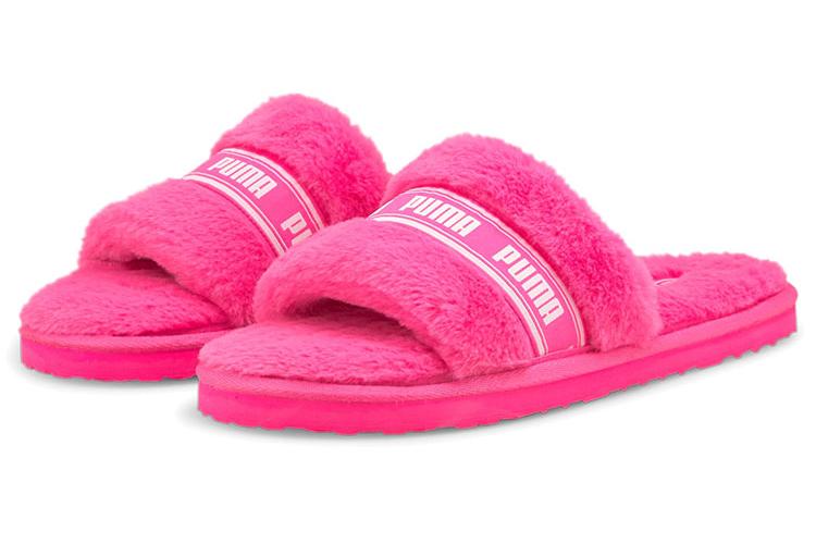 Тапочки женские PUMA Fluff Slides fluo pink, 35.5 EU