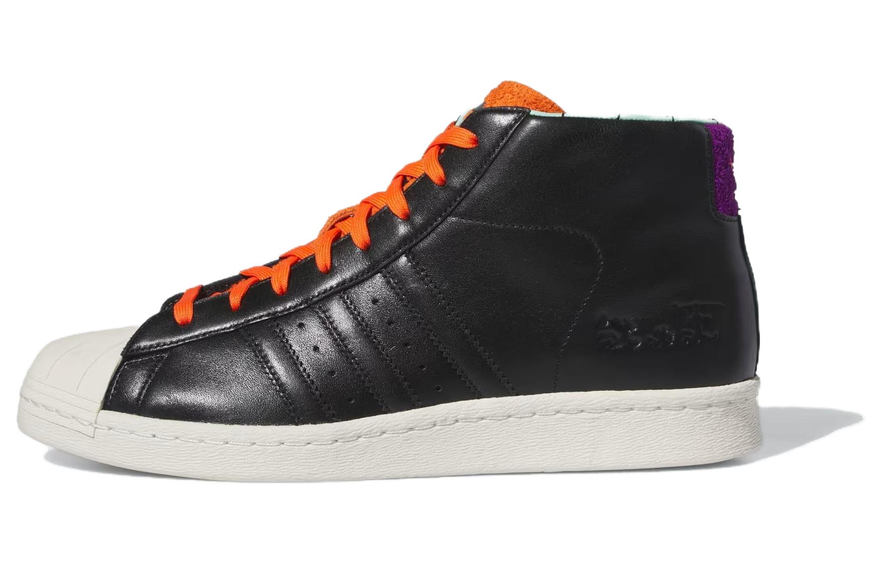 Кроссовки мужские Adidas Pro Model 80s X The Simpsons Poochie черные/белые, 44 EU