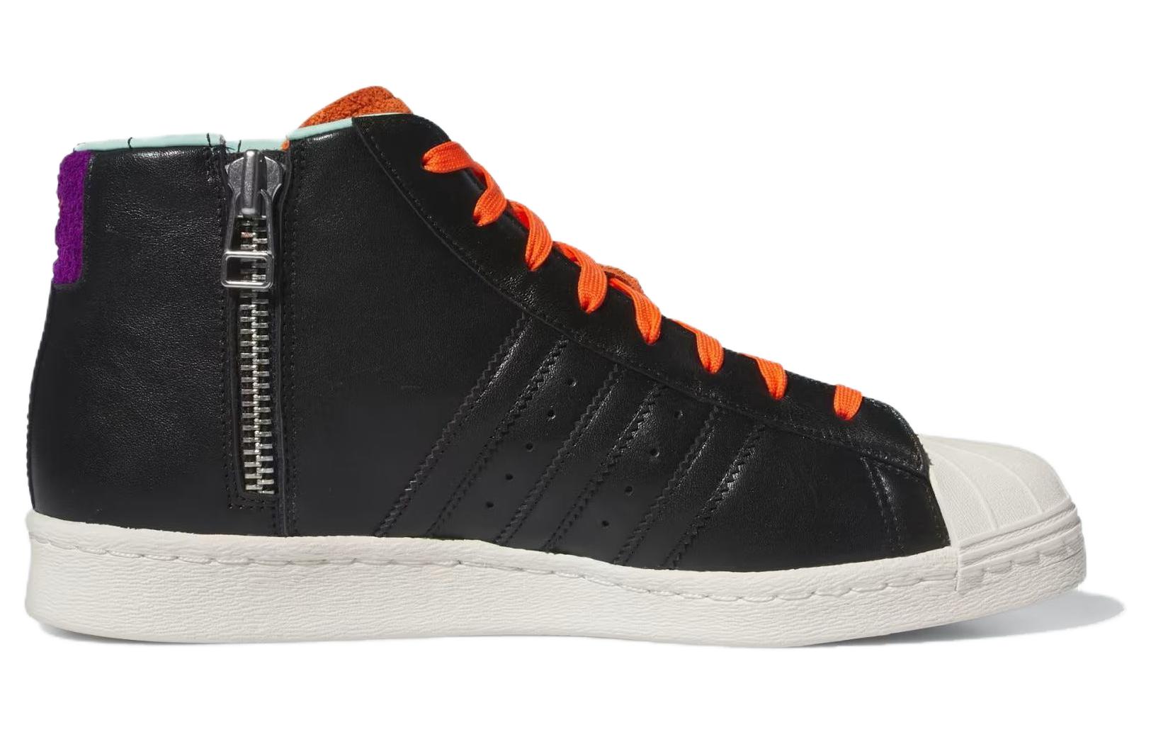 Кроссовки мужские Adidas Pro Model 80s X The Simpsons Poochie черные/белые, 44 EU