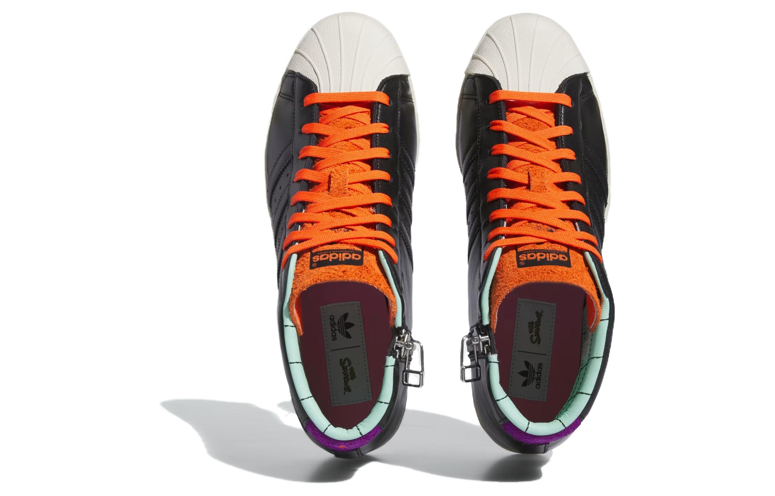 Кроссовки мужские Adidas Pro Model 80s X The Simpsons Poochie черные/белые, 44 EU