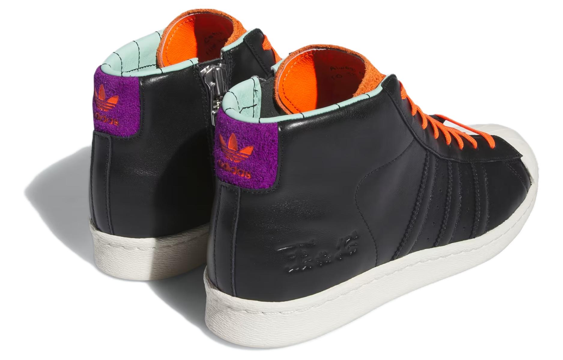 Кроссовки мужские Adidas Pro Model 80s X The Simpsons Poochie черные/белые, 44 EU