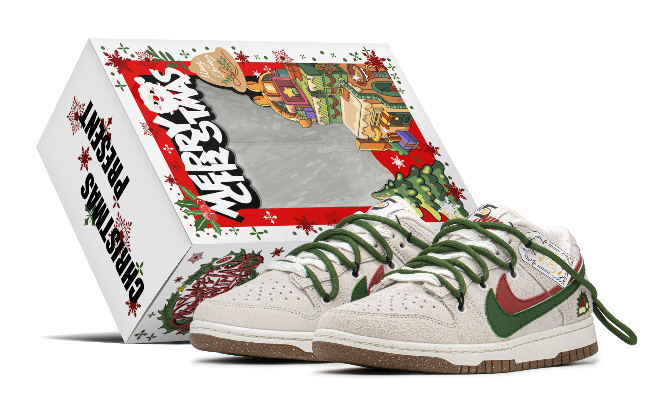 Спортивные кеды женские Nike Dunk Low Top, хаки