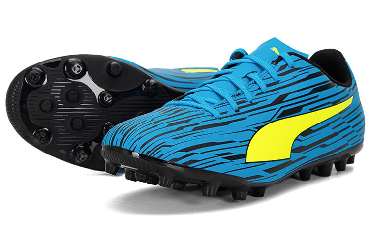 Футбольные бутсы мужские PUMA Rapido 3 Mg синие, 40.5 EU